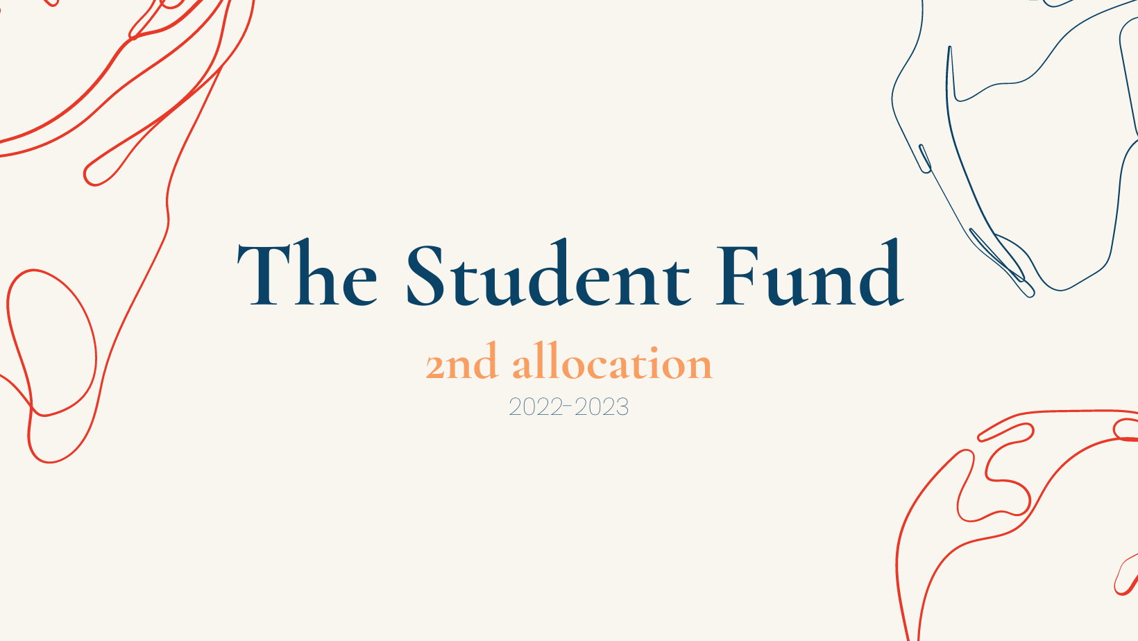 Applications for the 2nd allocation of the Student fund